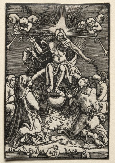 De Val en Verlossing van de Mens: Het Laatste Oordeel door Albrecht Altdorfer