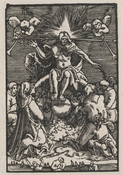 De Val en Verlossing van de Mens: Het Laatste Oordeel door Albrecht Altdorfer