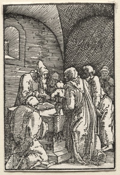 De Val en Verlossing van de Mens: De Presentatie van Christus in de Tempel, c. 1515 door Albrecht Altdorfer
