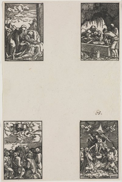 De val en verlossing van de mens door Albrecht Altdorfer