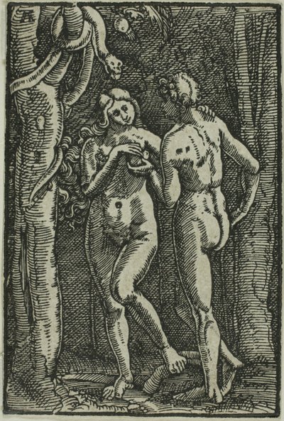 De val van de mens, uit De val en verlossing van de mens door Albrecht Altdorfer