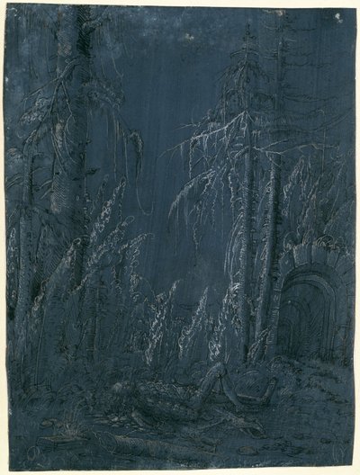 Dode Pyramus door Albrecht Altdorfer