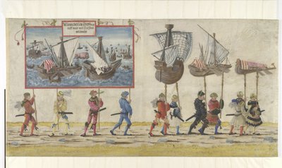 Triomftocht van keizer Maximiliaan I door Albrecht Altdorfer