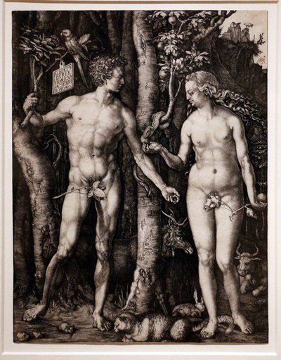Adam en Eva door Albrecht Dürer