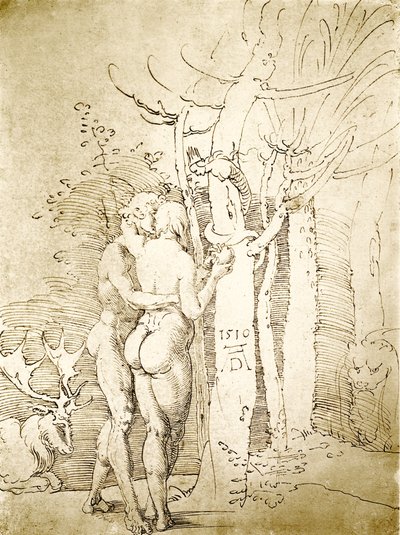 Adam en Eva door Albrecht Dürer
