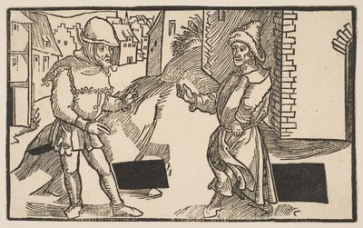 Adelphi, uit De Comedie van Terence, 19e-eeuwse herdruk door Albrecht Dürer