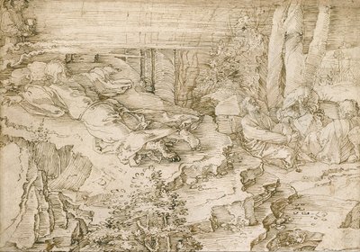 Lijdensweg in de tuin door Albrecht Dürer