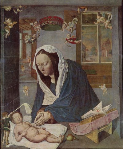 Albrecht Dürer Centraal paneel Maria-altaar door Albrecht Dürer