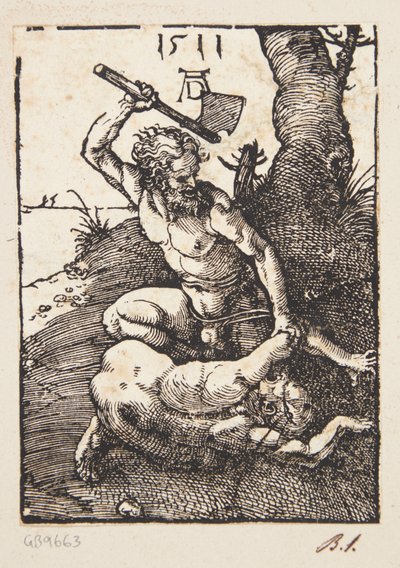 Kaïn Doodt Abel door Albrecht Dürer