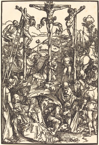 Calvarie met de Drie Kruisen door Albrecht Dürer