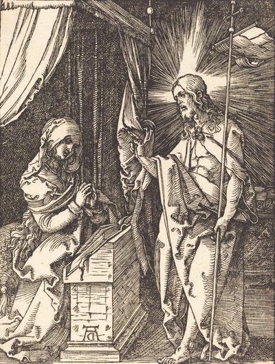 Christus Verschijnt aan Zijn Moeder door Albrecht Dürer