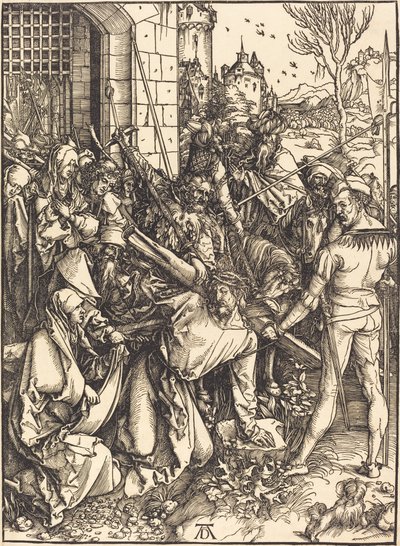Christus Draagt het Kruis door Albrecht Dürer
