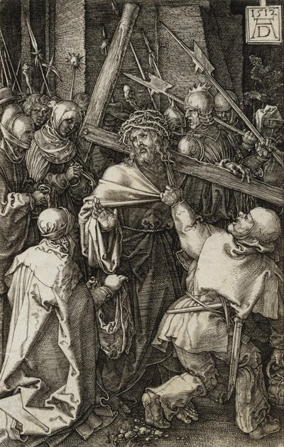 Christus draagt het kruis door Albrecht Dürer