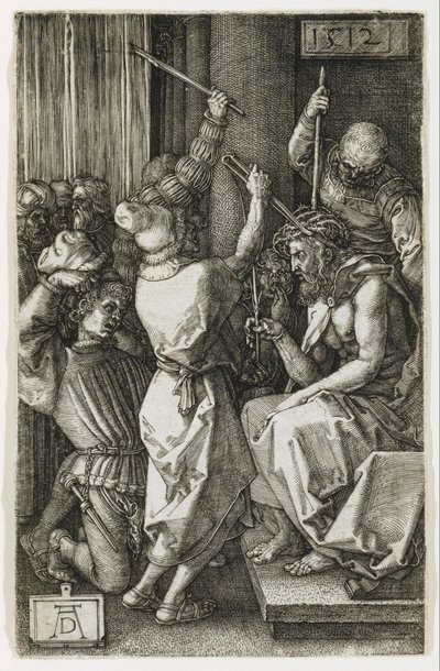 Christus met doornen gekroond door Albrecht Dürer