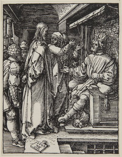 Christus voor Herodes door Albrecht Dürer