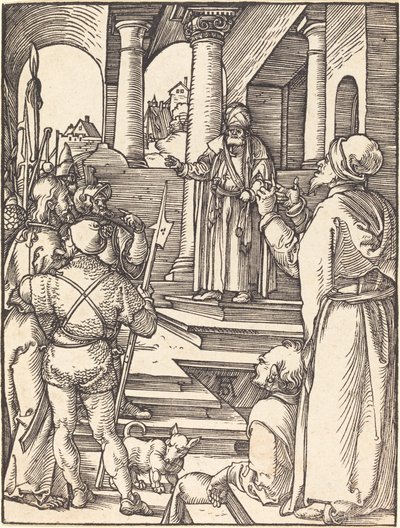 Christus voor Pilatus door Albrecht Dürer