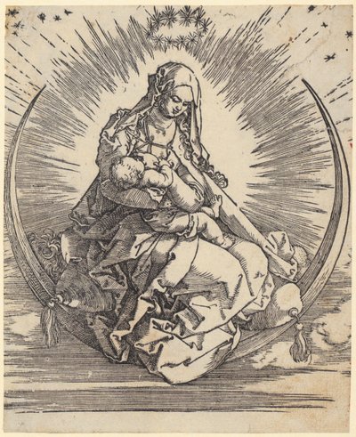Christus in de voorhel, blad 11 uit de serie „De Grote Passie“ door Albrecht Dürer