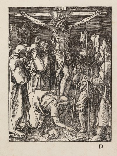 Kruisiging, uit de serie De Kleine Passie door Albrecht Dürer