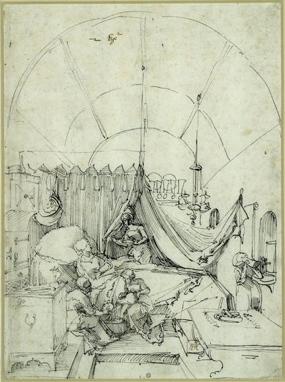 De geboorte van Maria door Albrecht Dürer
