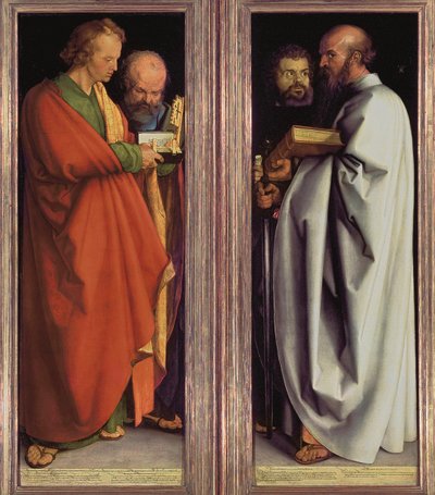 Duits: Vier Apostel De vier apostelen door Albrecht Dürer