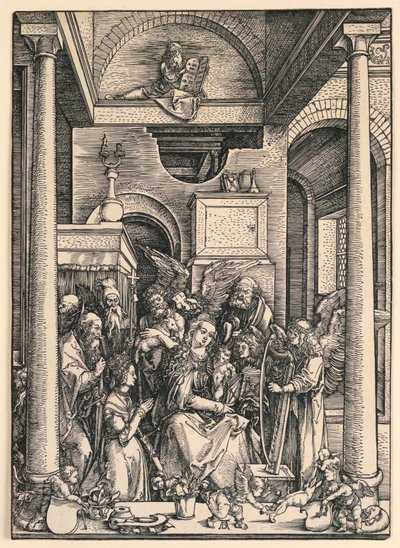 Verheerlijking van de Maagd door Albrecht Dürer
