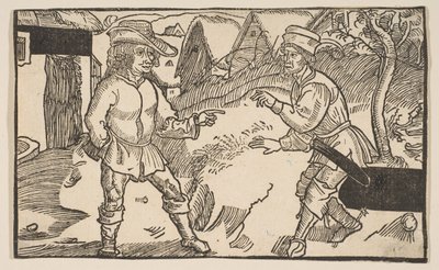 Heauton Timouroumenos, uit De komedies van Terence, 19e-eeuwse herdruk.n.d. door Albrecht Dürer