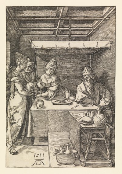 Herodias met het Hoofd van Johannes de Doper door Albrecht Dürer