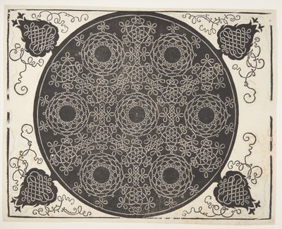 Verstrengeld Koordpatroon met Zeven Kransen door Albrecht Dürer