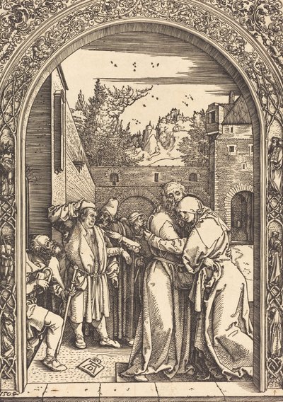 Joachim en Anna bij de Gouden Poort, 1504 door Albrecht Dürer