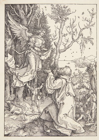 Joachim en de engel door Albrecht Dürer