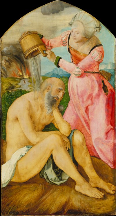 Job op de mesthoop door Albrecht Dürer