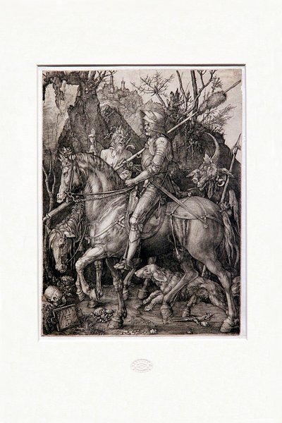 Ridder, dood en de duivel door Albrecht Dürer