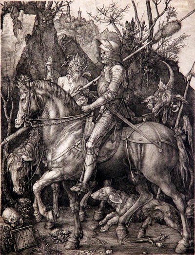 Ridder, dood en de duivel door Albrecht Dürer