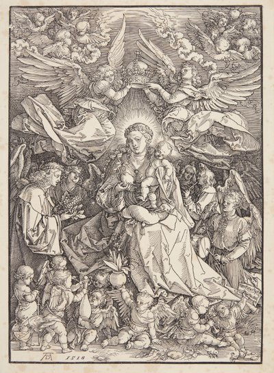 Madonna Koningin van de engelen door Albrecht Dürer