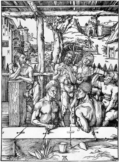Herenbad door Albrecht Dürer
