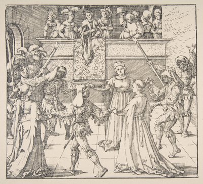 Maskerade dans met fakkels, 1922 door Albrecht Dürer