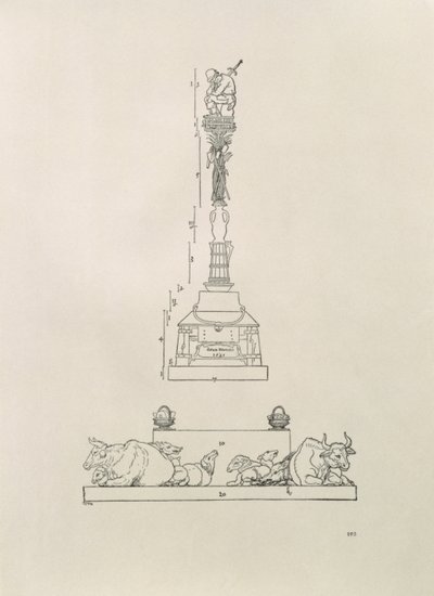 Monument ter herdenking van de overwinning op de boeren, uit het 