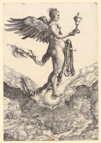 Nemesis door Albrecht Dürer