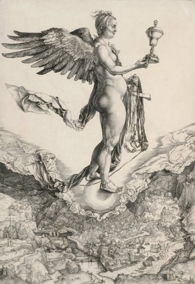 Nemesis door Albrecht Dürer