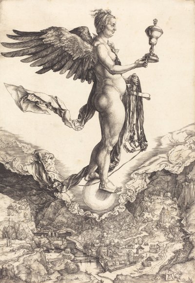 Nemesis De Grote Fortuin door Albrecht Dürer
