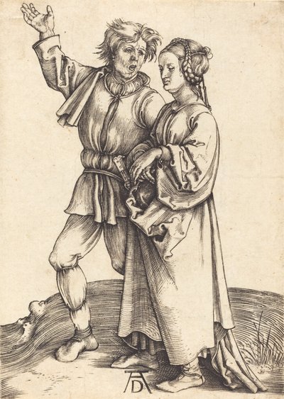 Boer en Zijn Vrouw door Albrecht Dürer