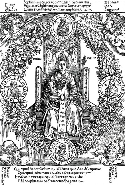 Philosophia, 1502, 1906 door Albrecht Dürer