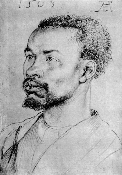 Portret van een Zwarte, 1508 door Albrecht Dürer