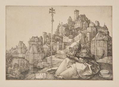 De heilige Antonius lezend door Albrecht Dürer