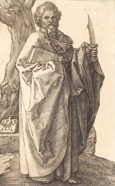 Sint Bartholomeus, 1523 door Albrecht Dürer