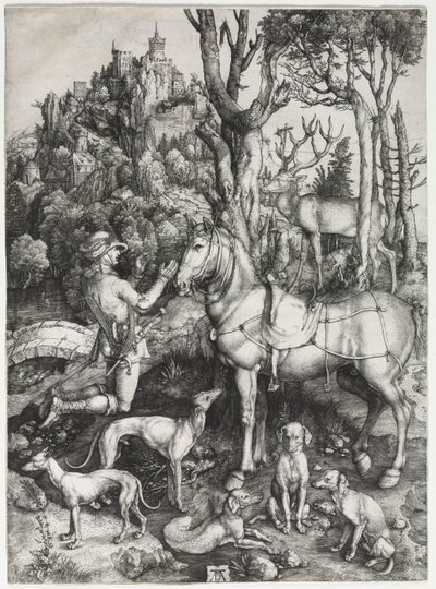 Sint Eustachius door Albrecht Dürer