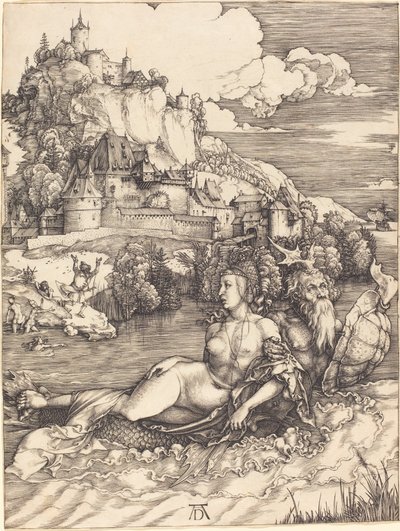 Zee Monster ("Das Meerwunder") door Albrecht Dürer