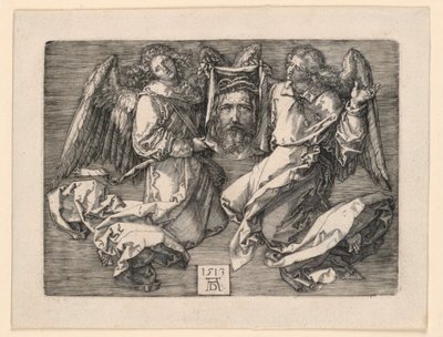 Sudarium Getoond door Twee Engelen door Albrecht Dürer