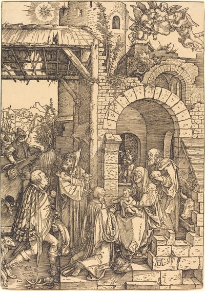 De aanbidding der wijzen door Albrecht Dürer