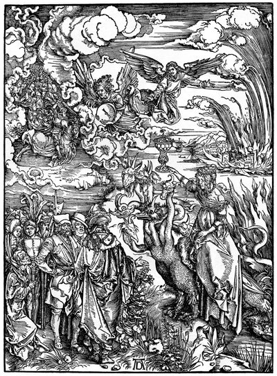De Babylonische Hoer, 1498, 1936 door Albrecht Dürer